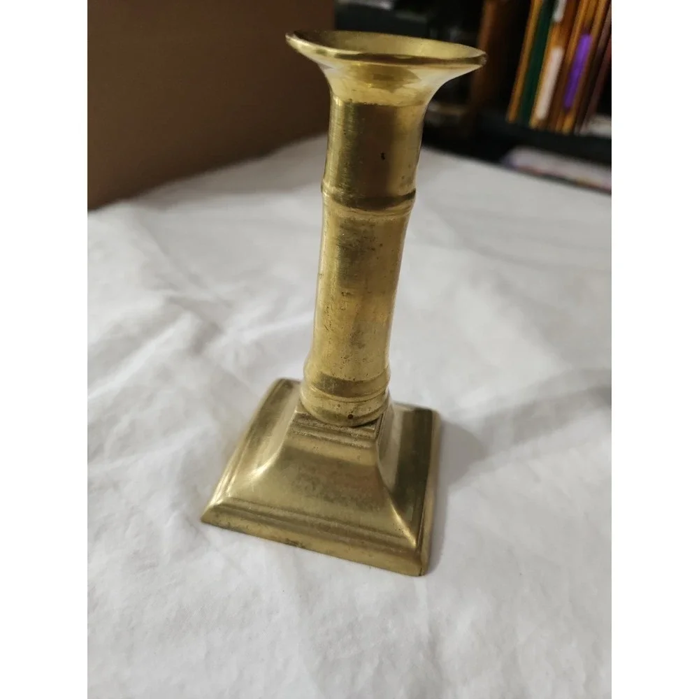 Vintage Brass Taper Candle‎ Holder 5
